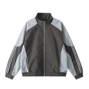 Survêtement sportif unisexe American Vintage en molleton, coupe décontractée, col montant, coupe-vent, séchage rapide, idéal pour l'hiver - Product Image 5