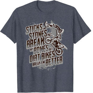 Uickly ry Port hirhirt lolothing lank hhort leleotototocross T-hirt - Product Image 3