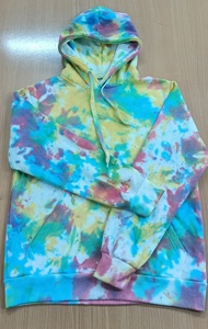 Personnalisez vos propres couleurs, sweats à capuche et sweat-shirts tie-dye en coton, broderie et impression, fabricants de vêtements de rue - Product Image 2