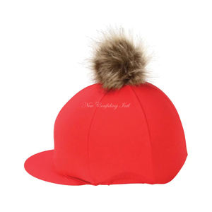 Équestre Équitation Coloré Pom Pom Hat Cover Ajoutez une touche de couleur et de personnalité à votre casque avec des pompons vibrants - Product Image 6