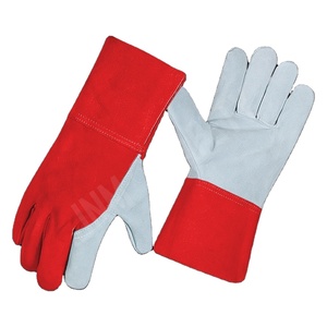 Gants de travail de sécurité haut de gamme pour monteurs canadiens, en cuir de vachette pleine fleur, antistatiques, robustes, avec manchette de sécurité industrielle - Product Image 6