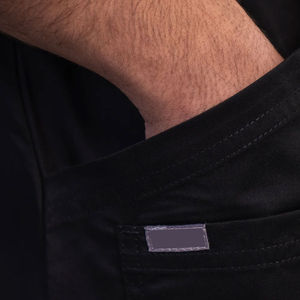 Uniforme Médico Unisex de Manga Corta, Calidad Premium, Talla Regular, Cuello Alto, Color Sólido, Material de Rayón y Lona, Duradero y Elegante - Product Image 6