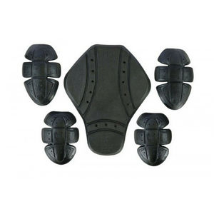 Durable Sportswear Plus Size Armored Protective <b>Flannel</b> <b>Shirt</b> with Chest Pockets for <b>Men</b> <b>Blue</b> Black Plaid Pattern - Product Image 5