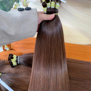 Proveedor Mayorista de Extensiones de Cabello Virgen Vietnamita, Teñido, Crudo, Ondulado, Liso, de un Solo Donante, Pre-Adherido, Piano, Fábrica de Vietnam - Product Image 1