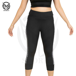 Leggings d'entraînement de fitness pour femmes avec étiquette personnalisée sans couture sport yoga entrainement bout à bout contrôle taille haute gymnastique - Product Image 3