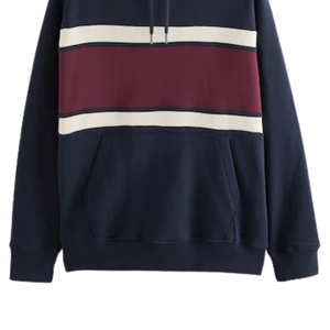 NUEVA Sudadera con Capucha a Rayas de Moda, Unisex, Ropa de Invierno, Sudadera con Capucha de Forro Polar Suave, Estilo Casual Urbano, Atuendo Cálido para el Día a Día - Product Image 6