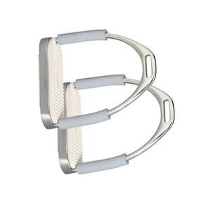 Nueva llegada de estribos para montar en salto de aluminio ligero ajustable agarre ancho ecuestre directo de fábrica OEM Export - Product Image 4