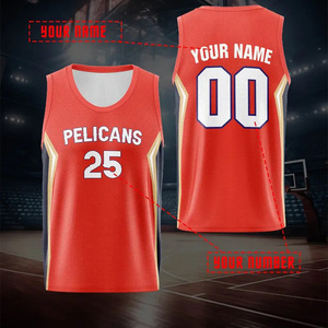 ชุดยูนิฟอร์มบาสเก็ตบอลแขนกุดใส่สบายระบายอากาศได้ดีดีไซน์ตามสั่ง - Product Image 2