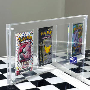 <span class=keywords><strong>Vente</strong></span> en gros d'usine SYP, présentoir de <span class=keywords><strong>cartes</strong></span> de collection Pocket Monster à 4 emplacements, en acrylique magnétique, résistant aux UV, porte-<span class=keywords><strong>cartes</strong></span> en acrylique - Product Image 6