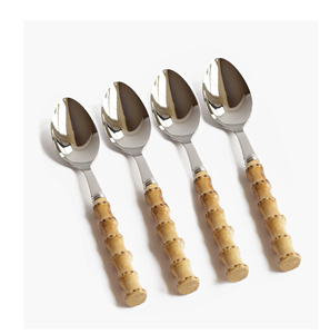 Couverts en acier inoxydable au design unique, cuillère, fourchette et couteau à beurre, couverts de table de qualité supérieure - Product Image 2