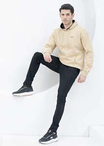 เสื้อฮู้ดผ้าฝ้ายแบบสวมหัวมีฮู้ดพิมพ์โลโก้ได้ตามต้องการเสื้อมีฮู้ดผ้าฟลีซผลิตในประเทศปากีสถาน - Product Image 4