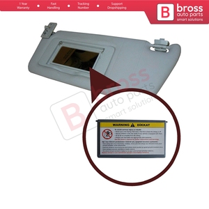 ฝาครอบกระจกมองหลังบังแดดสีเทา BDP164 รุ่น A2038170220 สำหรับรถยนต์ W203 C Class - Product Image 5