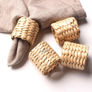 Anneau de serviette en jacinthe d'eau pour la décoration de table - Product Image 3