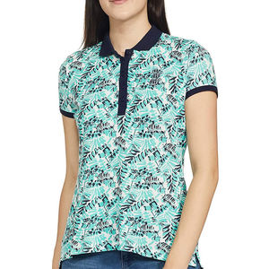 Vente en gros de t-shirts personnalisés à sublimation pour femmes avec impression tendance partout et tissu en polyester respirant - Product Image 1