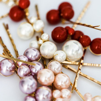 Pince à cheveux perle coquillage faite à la main pour femmes accessoires de cheveux de mariée épingles à cheveux barrette de rêve quotidienne avec perles