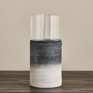 Vela de cristal artística Linterna Luz decorativa hecha a mano Premium Acento elegante para el ambiente festivo y acogedor del hogar - Product Image 5