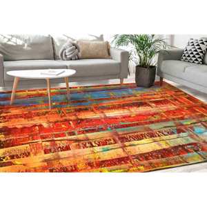 Tapis chef-d'œuvre Gerhard Richter, tapis imprimé de luxe, doux et coloré, tapis fin non tissé - Product Image 2