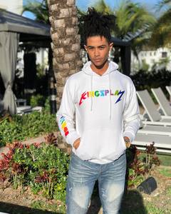 Ensemble survêtement réfléchissant personnalisé de haute qualité Veste et pantalon de survêtement en coton polyester pour hommes - Product Image 4