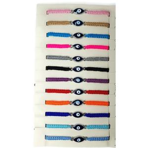 Pulseras de macromos de colores surtidos Pedido mínimo 12 piezas Pulseras de macromos con dijes de moda - Product Image 2
