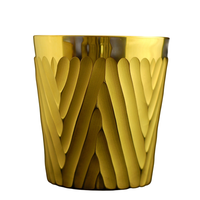 Refroidisseur à vin classique en laiton massif, finition dorée, capacité 5L, seau à glace écologique pour fêtes, articles de bar, refroidisseur de bière de table