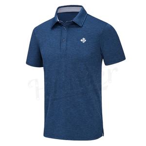 Nouveau polo de haute qualité à manches courtes pour hommes en polyester à séchage rapide adapté aux hommes golf Polo T-shirt en gros - Product Image 4