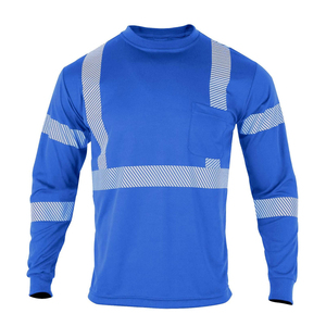 Peso ligero hombres Hi Vis camiseta transpirable Venta caliente invierno precio barato ropa de trabajo alta calidad Hi Vis camiseta ropa a granel - Product Image 2