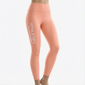Pantalons de yoga pour femmes, respirants, en polyester et élasthanne, taille haute, motif uni sexy, toutes tailles, leggings longs avec effet push-up - Product Image 1