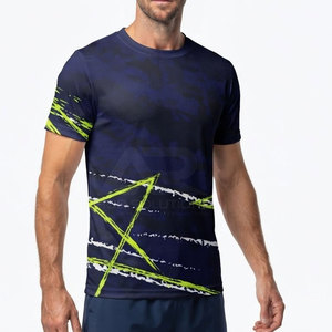 Ropa Deportiva de Alto Rendimiento, Camiseta de Pickleball Personalizada, 100% Poliéster, Corta, Ecológica, Transpirable, para Entrenamiento, para Hombre - Product Image 5