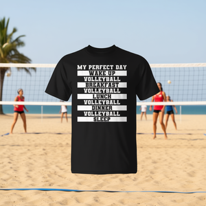 Camiseta de voleibol My Perfect Day, diseño deportivo para atacante y golpeadora - Product Image 3