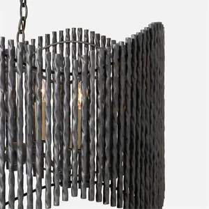 Pendentif suspendu en métal indien Design décoratif moderne pour hôtels et restaurants à domicile - Product Image 3