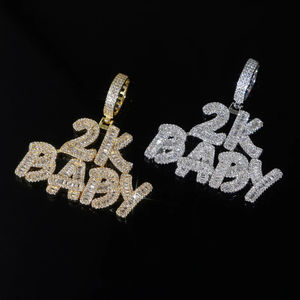 Pendentif Hip Hop en Argent Sterling 925 avec Moissanite Ronde, Qualité VVS Améliorée, Collection Bijoux Très Populaire pour les Fêtes - Product Image 6