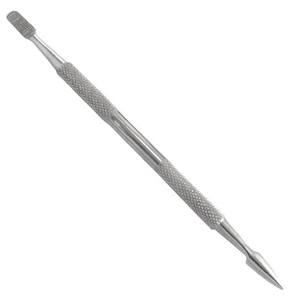 Poussoir à cuticules en acier inoxydable avec logo personnalisé - Product Image 1