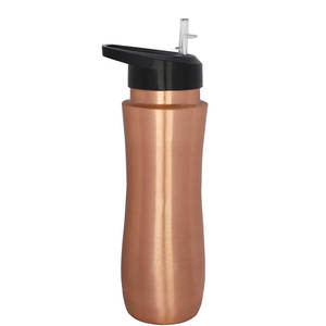 Latest Arrival 100 % Copper <b>Bottle</b> <b>Metal</b> Copper <b>Bottle</b> Elegant Look Copper <b>Water</b> <b>Bottle</b> For Kids with Plastic Lid Handmade 2025 - Product Image 1