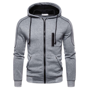 Wholesale Bulk Plain Blank Full Zip Winter Digital Printing 100% Cotton Breathable Men's Regular Fit <b>Gym</b> <b>Hoodies</b> Tracksuit - Product Image 1