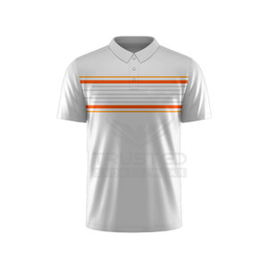 Meilleure qualité respirant hommes pour polos conception de logo personnalisable motif solide tissu tricoté dernier style - Product Image 1