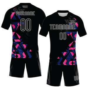 เสื้อฟุตบอลฝรั่งเศส โพลีเอสเตอร์ 100% ลดราคาพิเศษ พร้อมโลโก้ทีมแบบกำหนดเอง ชุดฟุตบอลขายดีจากซัพพลายเออร์ปากีสถาน - Product Image 1