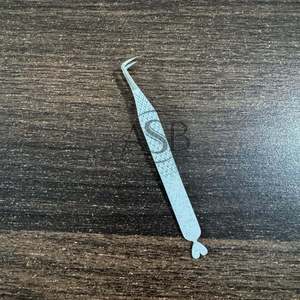 แหนบปลายมน 90 องศา พร้อมโลโก้รูปหัวใจแบบกำหนดเอง พิมพ์โลโก้บนสแตนเลสแบบกำหนดเอง รับผลิตแบบ OEM - Product Image 4