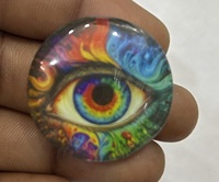 Yeux de dragon de sécurité multicolores Autocollant Yeux pour animaux en peluche Jouets Pierres précieuses Prix de gros Yeux de dragon en verre,