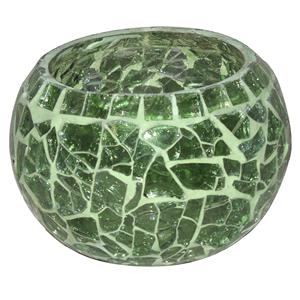 Elegante candelabro de vidrio de mosaico para decoración de mesa de Navidad para bodas, restaurantes y velas votivas de té para el hogar - Product Image 1