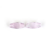 Ametiste violette naturelle 8x16mm, forme tube, pierres précieuses facettées, certifiées Gopika par un tiers, vente en gros de bijoux fins, pierres précieuses en vrac