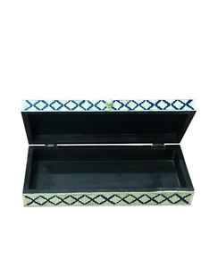 Joyero con incrustaciones de hueso de alta calidad con joyero moderno de color personalizado Joyero con incrustaciones de hueso de la mejor calidad - Product Image 3