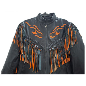 Vestes en Cuir de Cowboy pour Hommes Style Européen Dernière Conception Prix Pas Cher - Product Image 3