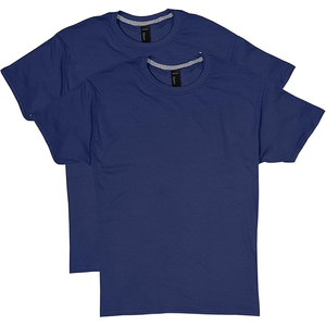 T-shirts unis de haute qualité grande taille T-shirts pour hommes T-shirts couleur unie 100% coton personnalisé impression de logo T-shirts grande taille pour hommes - Product Image 1