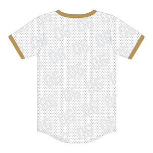 APA-Chemise de Baseball Blanches 06, 100% Polyester, Maille Alpha Fraternité, avec Logos Appliques Brodés Personnalisés - Product Image 3