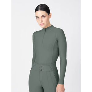 2026 Trending womens <b>equestrian</b> riding shirt lightweight breathable moisture wicking stretch athletic fabric horse riding top - Product Image 6