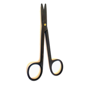 Ciseaux chirurgicaux allemands en acier inoxydable Ciseaux Metzenbaum à lame droite et tranchante de couleur noire pour usage hospitalier - Product Image 6