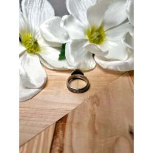 Bague en argent sterling fabriquée par les Navajo, bijou culturel de collection, taille 10 - Product Image 4