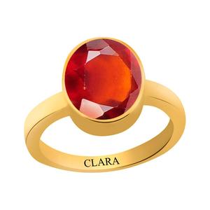 Anillo de Hessonita Gomed Panchdhatu de 6.5 quilates o 7.25 ratti, Elegante Opción de Regalo - Product Image 1