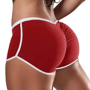 Shorts pour femmes Shorts de sport décontractés pour femmes Surdimensionné Sexy Couleur unie Taille basse Sports Running Tight Lifting Hip Shorts - Product Image 5