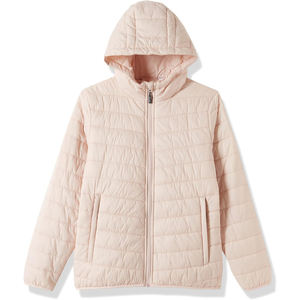 2025 Collection Custom Colorful Long Winter Woman Hooded Zipper Down Jacket Winter Down Coat <b>Hoodie</b> Puffer Women Denim Jacket - Product Image 2